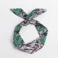 Fashion Accessories Bunny Ear Ribbon Flower Headband for Women